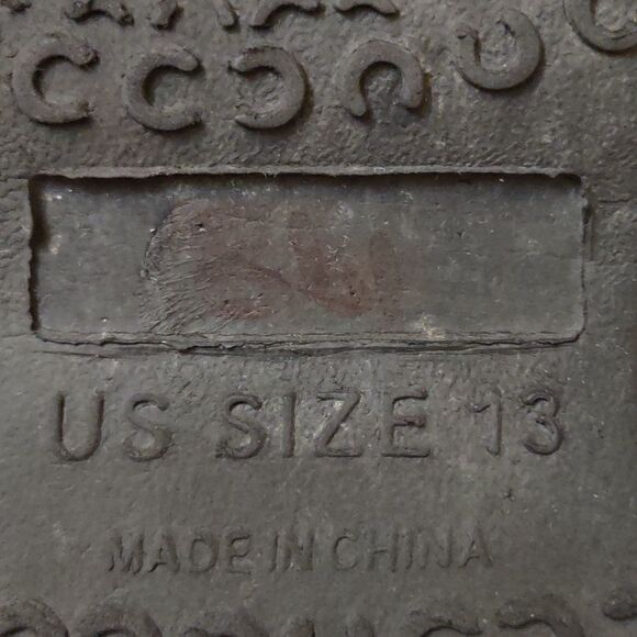 Kids Size 13 Clogs Black blue lining back strap vented - Picture 7 of 7